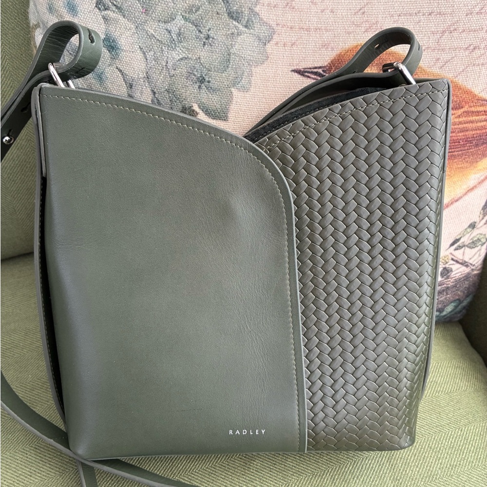Radley London Cordelia Weave Emboss Med. Open Top Satchel